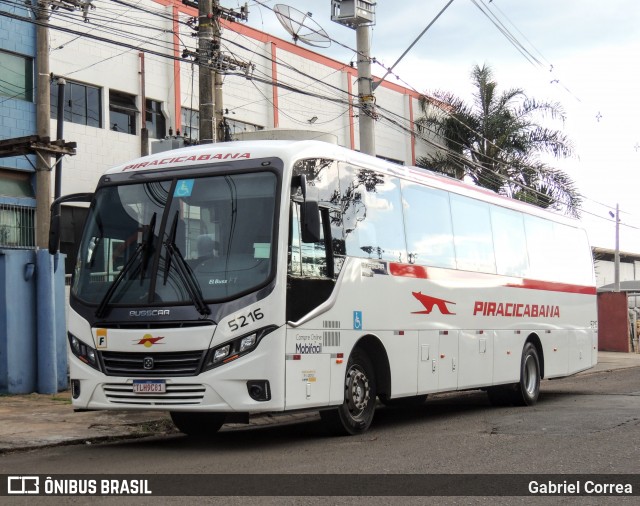 Viação Piracicabana 5216 na cidade de Americana, São Paulo, Brasil, por Gabriel Correa. Número da foto: #12921212.