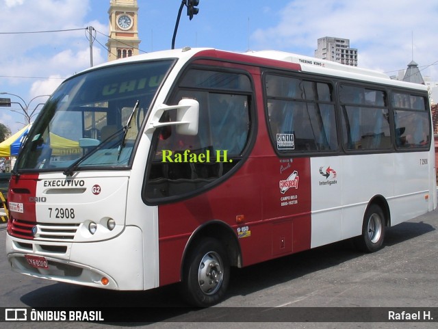 Viação Campo Belo 7 2908 na cidade de São Paulo, São Paulo, Brasil, por Rafael H.. Número da foto: #12922670.
