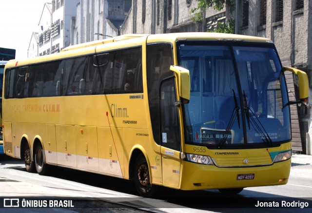 Viação Itapemirim 9555 na cidade de Rio de Janeiro, Rio de Janeiro, Brasil, por Jonata Rodrigo. Número da foto: #12921679.