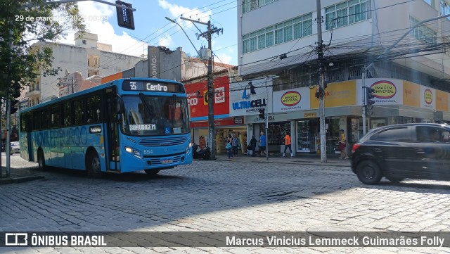 FAOL - Friburgo Auto Ônibus 554 na cidade de Nova Friburgo, Rio de Janeiro, Brasil, por Marcus Vinicius Lemmeck Guimarães Folly. Número da foto: #12920953.