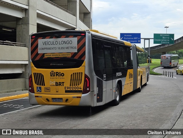 Mobi Rio E902004 na cidade de Rio de Janeiro, Rio de Janeiro, Brasil, por Cleiton Linhares. Número da foto: #12921429.