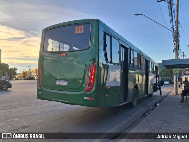 Viação Cascatinha 5001 na cidade de Cuiabá, Mato Grosso, Brasil, por Adrian Miguel. Número da foto: #12921172.
