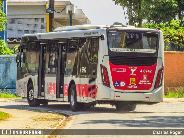 Express Transportes Urbanos Ltda 4 8742 na cidade de São Paulo, São Paulo, Brasil, por Charles Roger. Número da foto: #12921317.