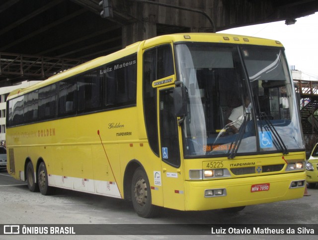 Viação Itapemirim 45225 na cidade de Rio de Janeiro, Rio de Janeiro, Brasil, por Luiz Otavio Matheus da Silva. Número da foto: #12922007.