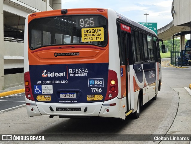 Viação Ideal B28634 na cidade de Rio de Janeiro, Rio de Janeiro, Brasil, por Cleiton Linhares. Número da foto: #12921420.