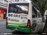 Viação Piracicabana Santos 5912 na cidade de Santos, São Paulo, Brasil, por Jean Gu. Número da foto: #12920738.
