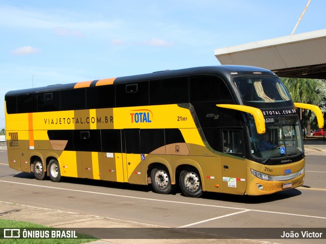 Viação Total 21001 na cidade de Campo Grande, Mato Grosso do Sul, Brasil, por João Victor. Número da foto: #12924623.