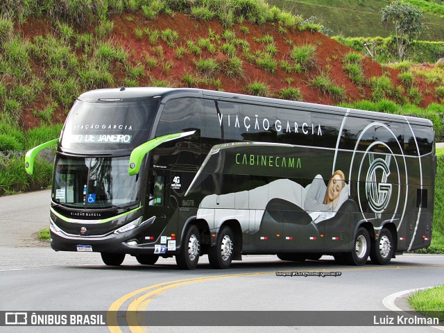 Viação Garcia 86078 na cidade de Aparecida, São Paulo, Brasil, por Luiz Krolman. Número da foto: #12924034.