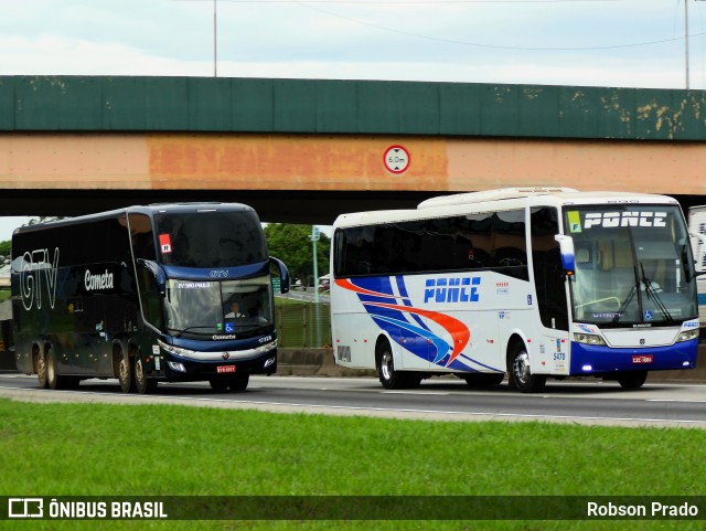 Ponce Turismo 5470 na cidade de São José dos Campos, São Paulo, Brasil, por Robson Prado. Número da foto: #12923832.