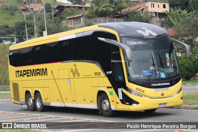 Viação Nova Itapemirim 60526 na cidade de Barra do Piraí, Rio de Janeiro, Brasil, por Paulo Henrique Pereira Borges. Número da foto: #12924962.