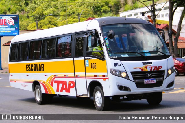 TAP Turismo e Fretamento 005 na cidade de Piraí, Rio de Janeiro, Brasil, por Paulo Henrique Pereira Borges. Número da foto: #12924967.