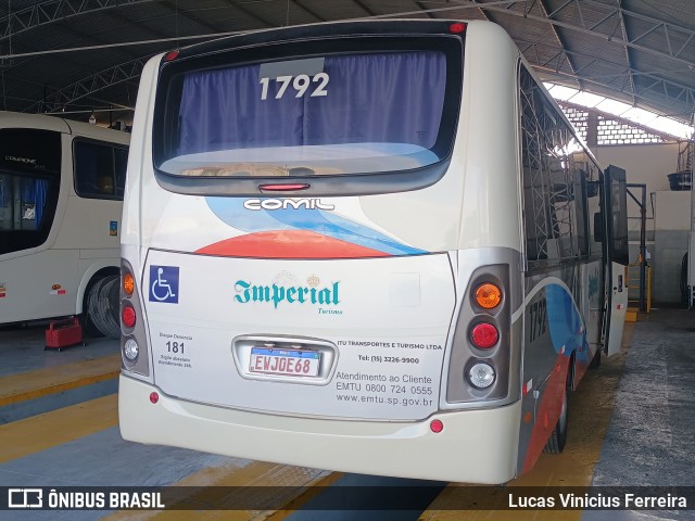 Imperial Turismo 1792 na cidade de Sorocaba, São Paulo, Brasil, por Lucas Vinicius Ferreira. Número da foto: #12923753.