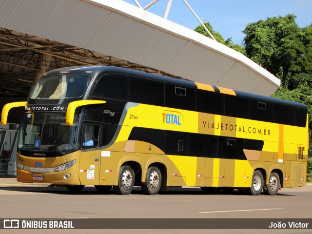 Viação Total 21001 na cidade de Campo Grande, Mato Grosso do Sul, Brasil, por João Victor. Número da foto: #12924591.