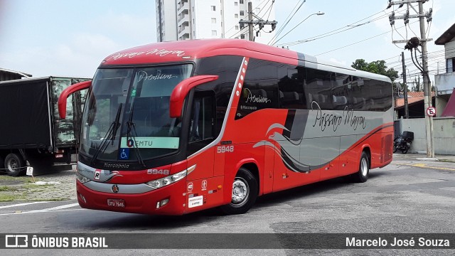 Empresa de Ônibus Pássaro Marron 5948 na cidade de São José dos Campos, São Paulo, Brasil, por Marcelo José Souza. Número da foto: #12924203.