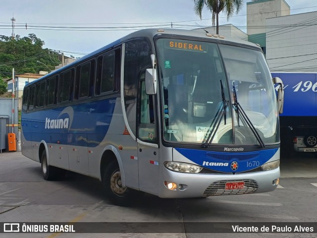 Viação Itaúna 1670 na cidade de Itaúna, Minas Gerais, Brasil, por Vicente de Paulo Alves. Número da foto: #12923659.