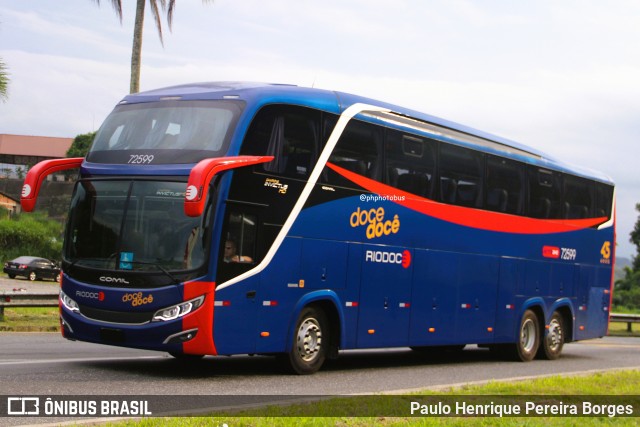 Viação Riodoce 72599 na cidade de Barra do Piraí, Rio de Janeiro, Brasil, por Paulo Henrique Pereira Borges. Número da foto: #12924992.