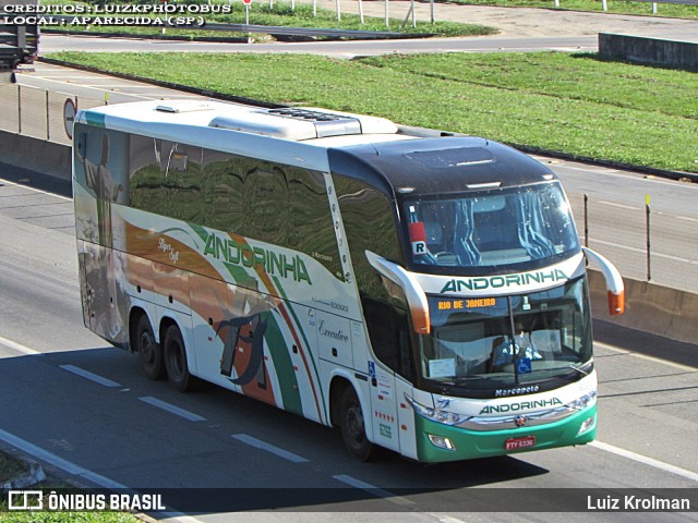 Empresa de Transportes Andorinha 6266 na cidade de Aparecida, São Paulo, Brasil, por Luiz Krolman. Número da foto: #12924038.