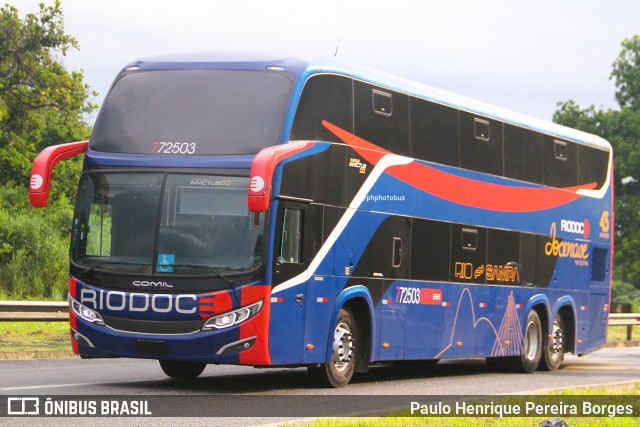 Viação Riodoce 772503 na cidade de Barra do Piraí, Rio de Janeiro, Brasil, por Paulo Henrique Pereira Borges. Número da foto: #12924996.