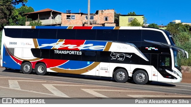 Arte Transportes e Turismo 28000 na cidade de Betim, Minas Gerais, Brasil, por Paulo Alexandre da Silva. Número da foto: #12924292.