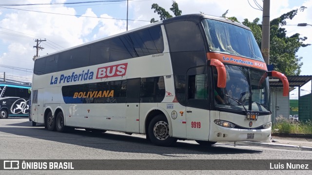 La Preferida Bus 9919 na cidade de São Paulo, São Paulo, Brasil, por Luis Nunez. Número da foto: #12923879.