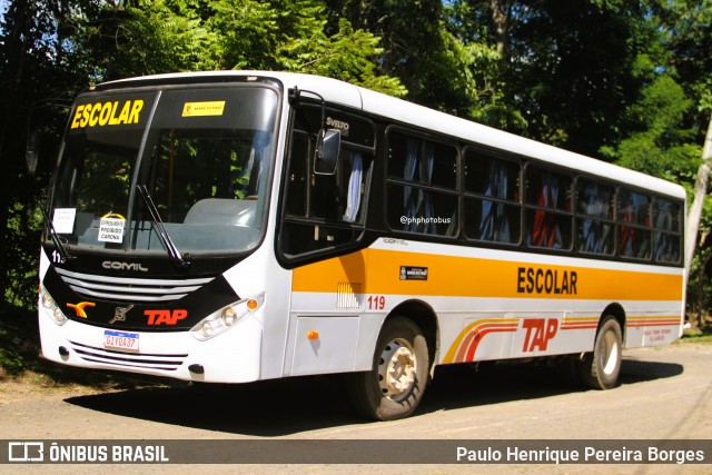 TAP Turismo e Fretamento 119 na cidade de Piraí, Rio de Janeiro, Brasil, por Paulo Henrique Pereira Borges. Número da foto: #12924979.