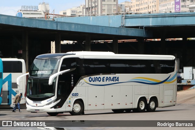 Viação Ouro e Prata 1020 na cidade de Porto Alegre, Rio Grande do Sul, Brasil, por Rodrigo Barraza. Número da foto: #12924045.