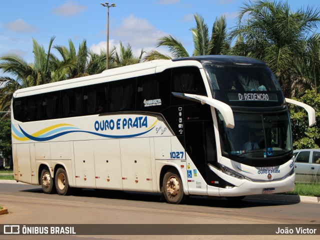 Viação Ouro e Prata 1027 na cidade de Campo Grande, Mato Grosso do Sul, Brasil, por João Victor. Número da foto: #12924546.