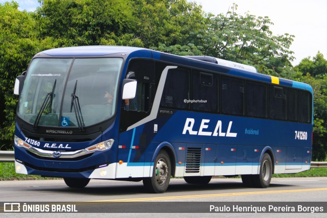 Viação Real Ita 741260 na cidade de Barra do Piraí, Rio de Janeiro, Brasil, por Paulo Henrique Pereira Borges. Número da foto: #12924984.