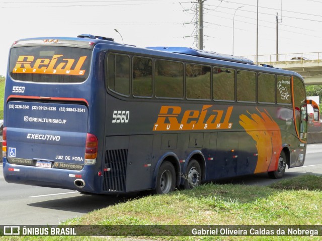 Reial Turismo 5560 na cidade de Aparecida, São Paulo, Brasil, por Gabriel Oliveira Caldas da Nobrega. Número da foto: #12923411.