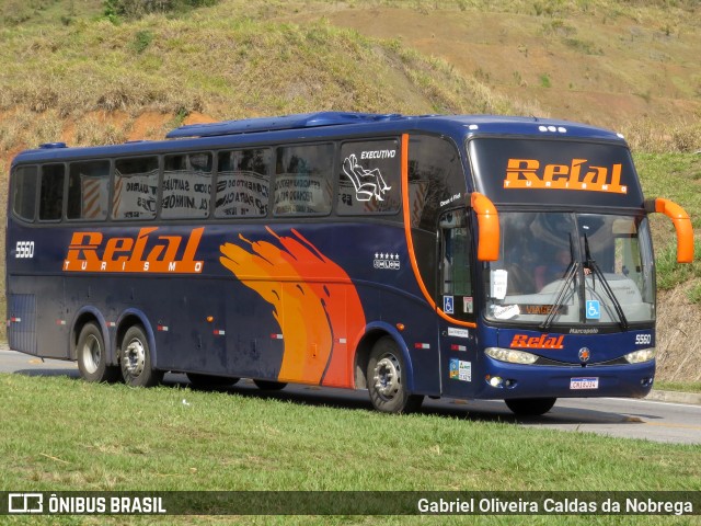 Reial Turismo 5560 na cidade de Aparecida, São Paulo, Brasil, por Gabriel Oliveira Caldas da Nobrega. Número da foto: #12923409.
