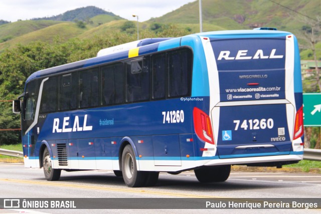 Viação Real Ita 741260 na cidade de Barra do Piraí, Rio de Janeiro, Brasil, por Paulo Henrique Pereira Borges. Número da foto: #12924985.