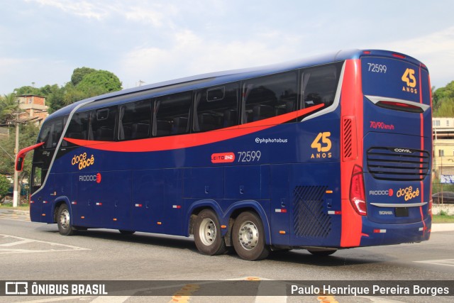 Viação Riodoce 72599 na cidade de Barra do Piraí, Rio de Janeiro, Brasil, por Paulo Henrique Pereira Borges. Número da foto: #12924993.