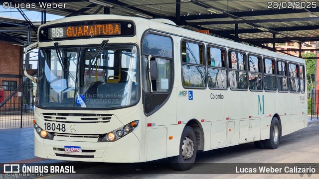 Viação Santo Ângelo 18048 na cidade de Curitiba, Paraná, Brasil, por Lucas Weber Calizario. Número da foto: #12923337.