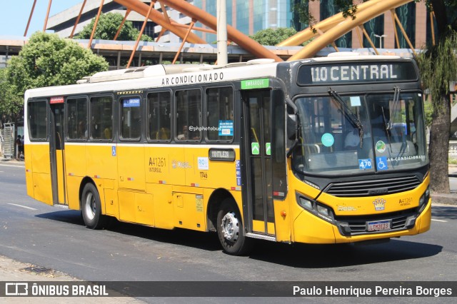 Real Auto Ônibus A41261 na cidade de Rio de Janeiro, Rio de Janeiro, Brasil, por Paulo Henrique Pereira Borges. Número da foto: #12859526.