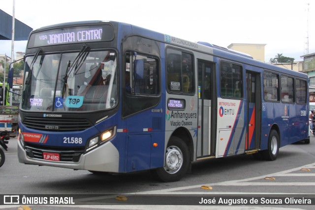 Viação Osasco 21.588 na cidade de Itapevi, São Paulo, Brasil, por José Augusto de Souza Oliveira. Número da foto: #12860060.