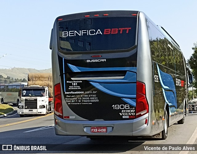 BBTT - Benfica Barueri Transporte e Turismo 1906 na cidade de Aparecida, São Paulo, Brasil, por Vicente de Paulo Alves. Número da foto: #12857555.