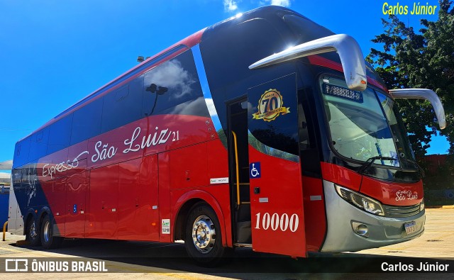 Expresso São Luiz 10000 na cidade de Goiânia, Goiás, Brasil, por Carlos Júnior. Número da foto: #12859469.