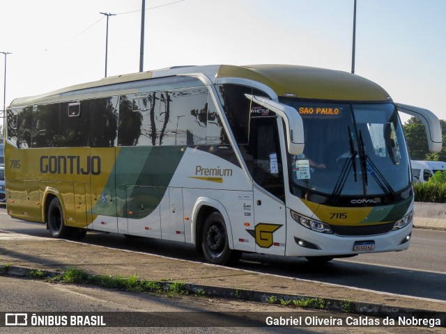 Empresa Gontijo de Transportes 7115 na cidade de São Paulo, São Paulo, Brasil, por Gabriel Oliveira Caldas da Nobrega. Número da foto: #12858824.