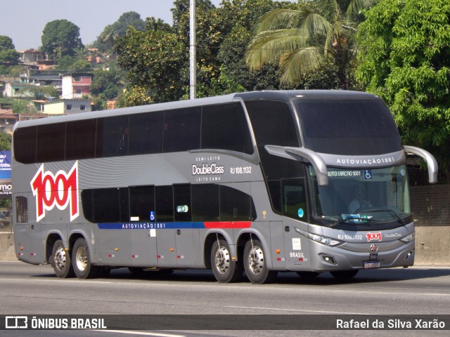 Auto Viação 1001 RJ 108.1132 na cidade de Duque de Caxias, Rio de Janeiro, Brasil, por Rafael da Silva Xarão. Número da foto: #12858113.