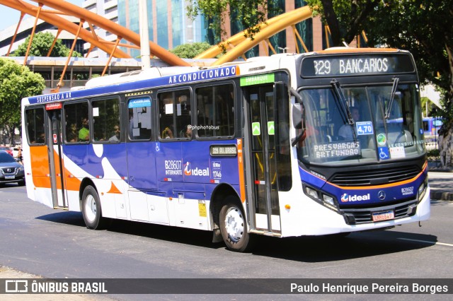 Viação Ideal B28607 na cidade de Rio de Janeiro, Rio de Janeiro, Brasil, por Paulo Henrique Pereira Borges. Número da foto: #12859425.