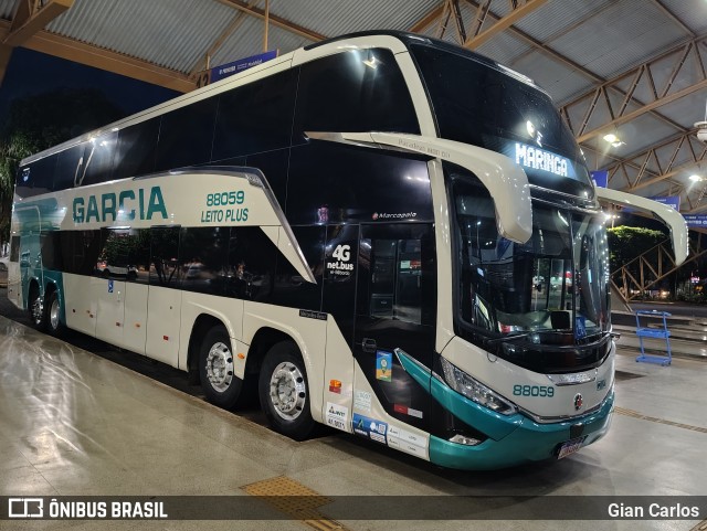 Viação Garcia 88059 na cidade de Uberaba, Minas Gerais, Brasil, por Gian Carlos. Número da foto: #12857620.