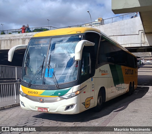 Empresa Gontijo de Transportes 19540 na cidade de Belo Horizonte, Minas Gerais, Brasil, por Maurício Nascimento. Número da foto: #12858148.