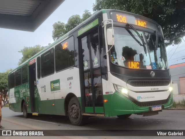 Viação Paraense Cuiabá Transportes 1118 na cidade de Cuiabá, Mato Grosso, Brasil, por Vitor Gabriel. Número da foto: #12858286.
