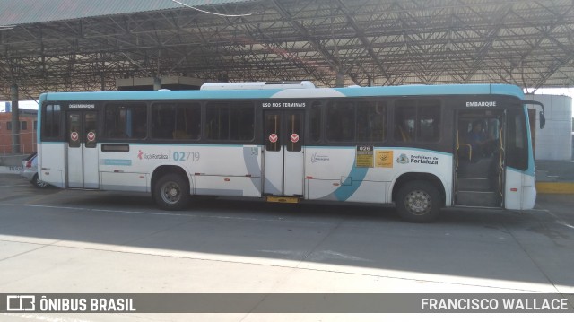 Viação Fortaleza 02719 na cidade de Fortaleza, Ceará, Brasil, por FRANCISCO WALLACE. Número da foto: #12859734.