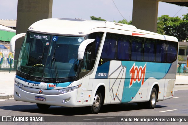 Auto Viação 1001 RJ 108.745 na cidade de Rio de Janeiro, Rio de Janeiro, Brasil, por Paulo Henrique Pereira Borges. Número da foto: #12857918.
