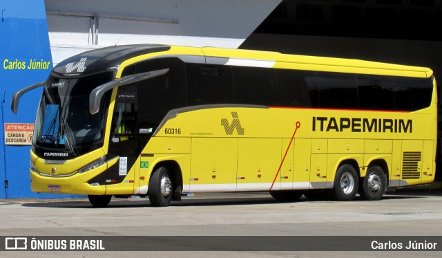Viação Nova Itapemirim 60316 na cidade de Goiânia, Goiás, Brasil, por Carlos Júnior. Número da foto: #12859784.