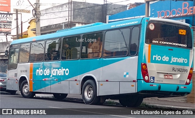Expresso Rio de Janeiro RJ 142.099 na cidade de São Gonçalo, Rio de Janeiro, Brasil, por Luiz Eduardo Lopes da Silva. Número da foto: #12858654.