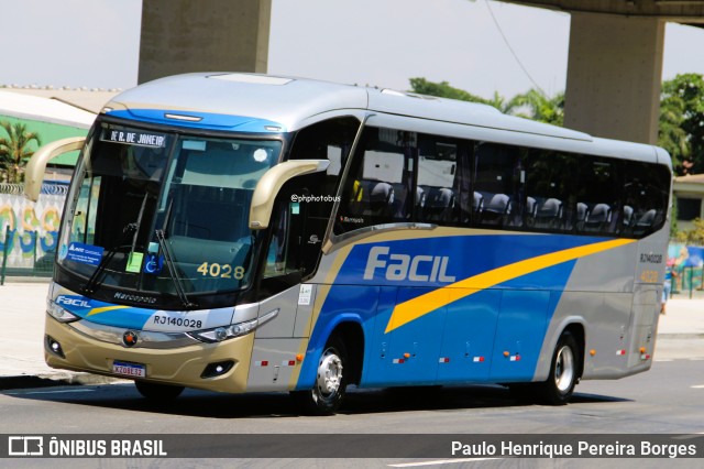 Fácil Transportes e Turismo RJ 140.028 na cidade de Rio de Janeiro, Rio de Janeiro, Brasil, por Paulo Henrique Pereira Borges. Número da foto: #12857938.