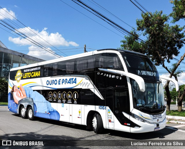 Viação Ouro e Prata 1061 na cidade de São Paulo, São Paulo, Brasil, por Luciano Ferreira da Silva. Número da foto: #12860313.