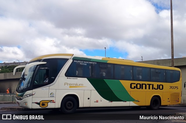 Empresa Gontijo de Transportes 7075 na cidade de Belo Horizonte, Minas Gerais, Brasil, por Maurício Nascimento. Número da foto: #12858344.